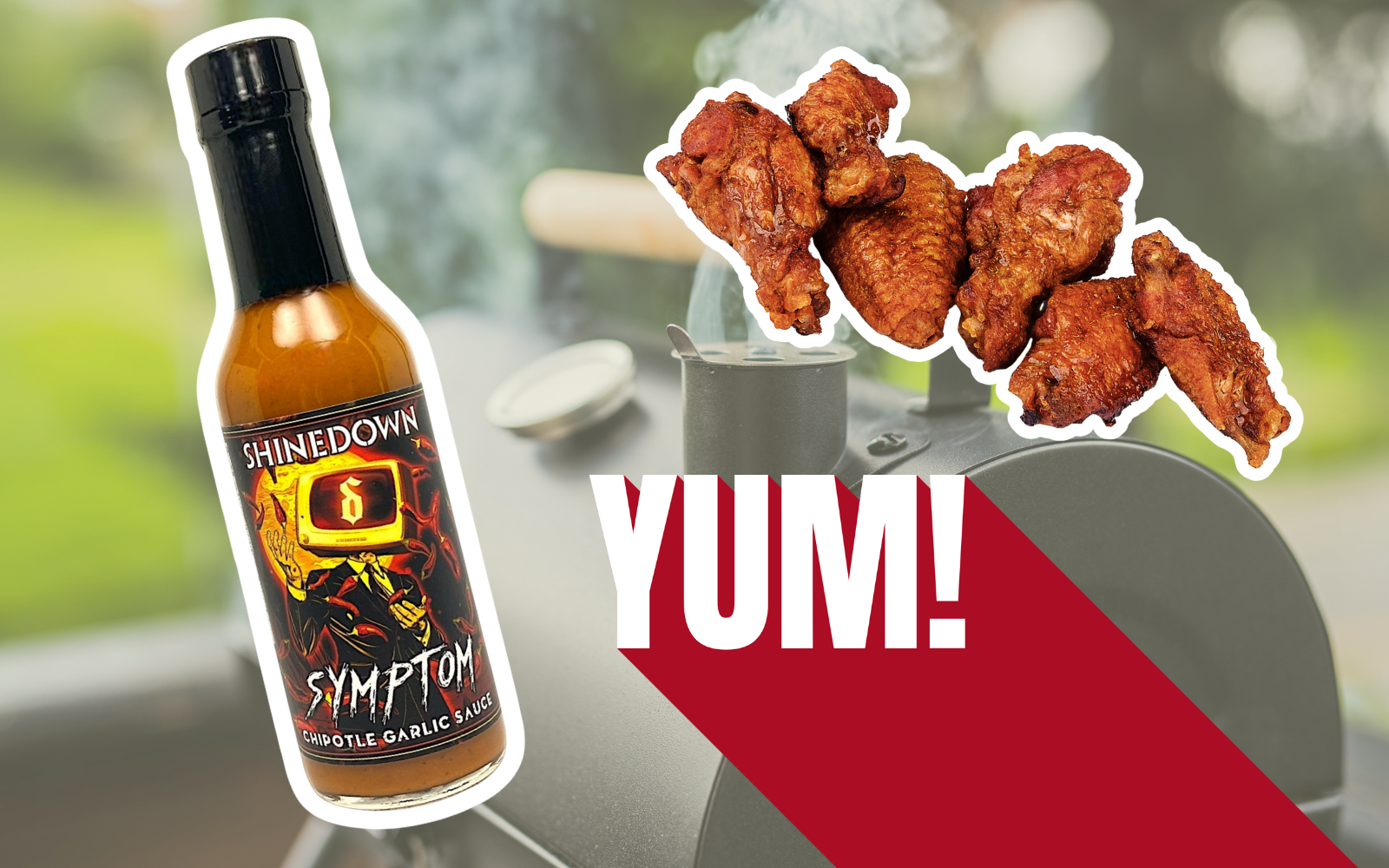 Shinedown Chipotle Garlic Smoked Wings