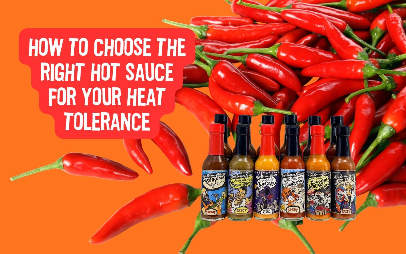 hot sauces with hot peppers heat tolerance