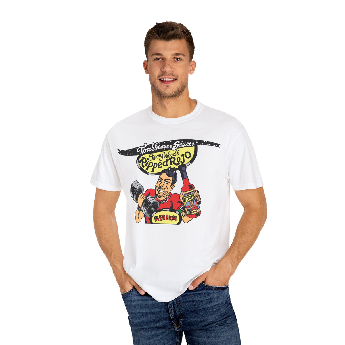 Danny Wood's Ripped Rojo T-Shirt (3 colors available)