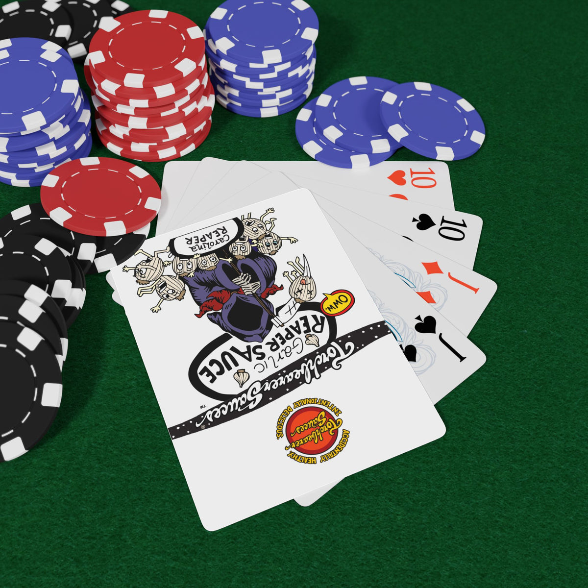 Garlic Reaper Playing Cards - 54 card deck