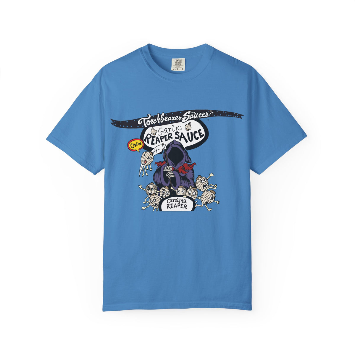 Garlic Reaper Character T-shirt (multiple colors available)