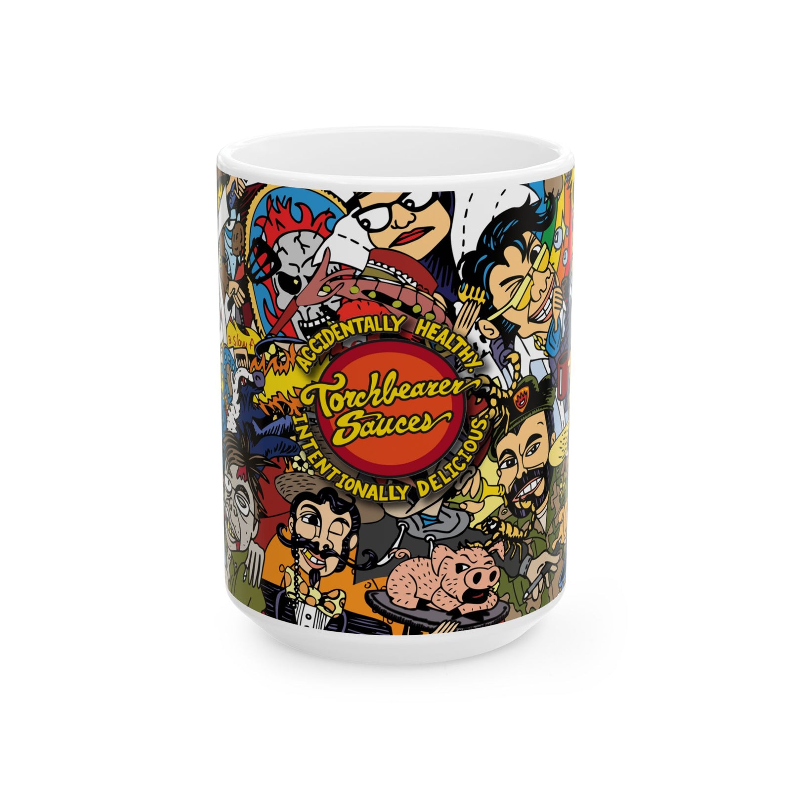 TorchBearer Characters Ceramic Mug  (15 oz)