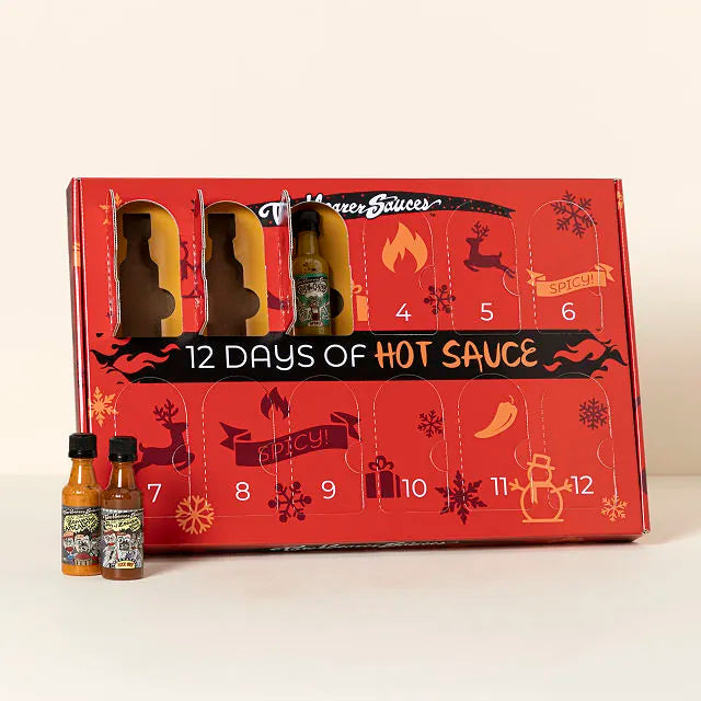 12 Days Hot Sauce Advent Calendar for Gift Giving