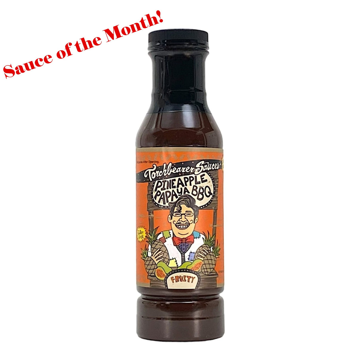 TorchBearer's Pineapple Papaya BBQ Sauce bottle